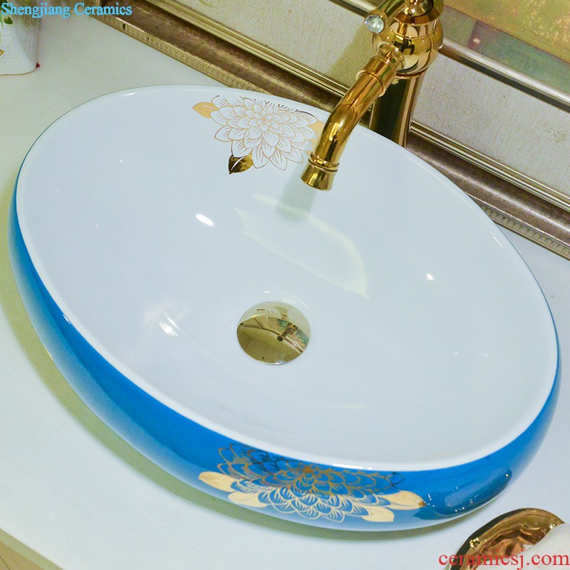 Ranging, neat square ceramic art basin stage basin of restoring ancient ways of household toilet lavabo ou wash basin