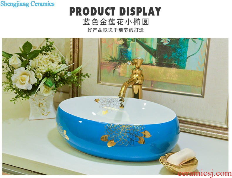 Ranging, neat square ceramic art basin stage basin of restoring ancient ways of household toilet lavabo ou wash basin