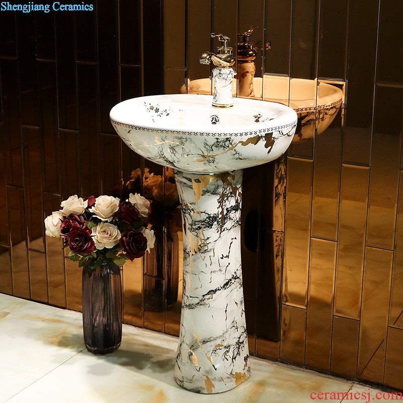 Koh larn, qi ceramic undercounter lavabo lavatory art basin of the basin that wash a face Taichung basin yellow phnom penh