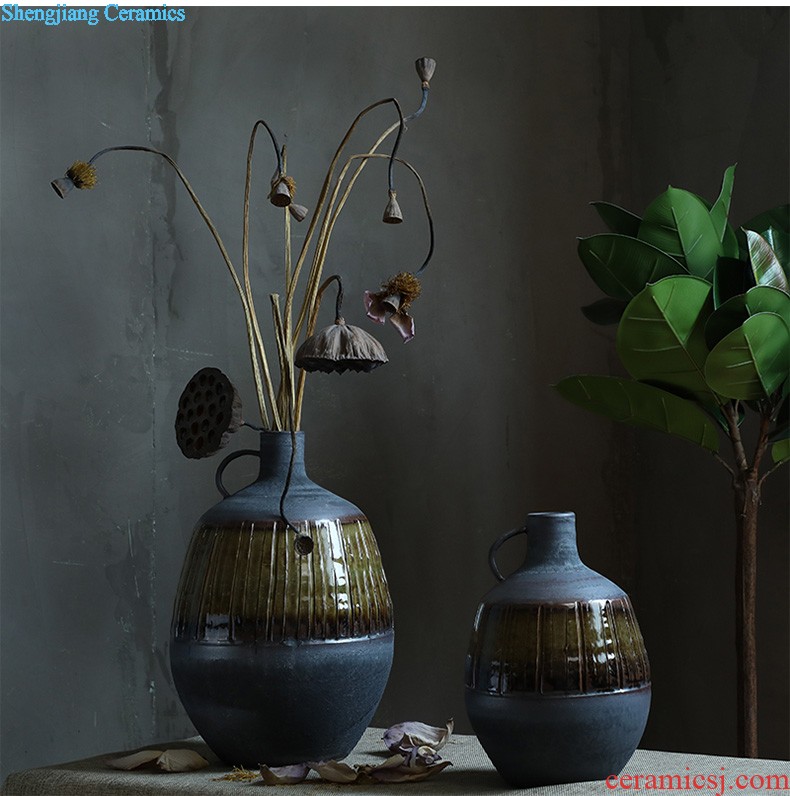 Jingdezhen ceramic vase furnishing articles sitting room porch hand-painted vases contracted household adornment style floor vase