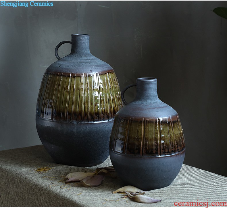 Jingdezhen ceramic vase furnishing articles sitting room porch hand-painted vases contracted household adornment style floor vase