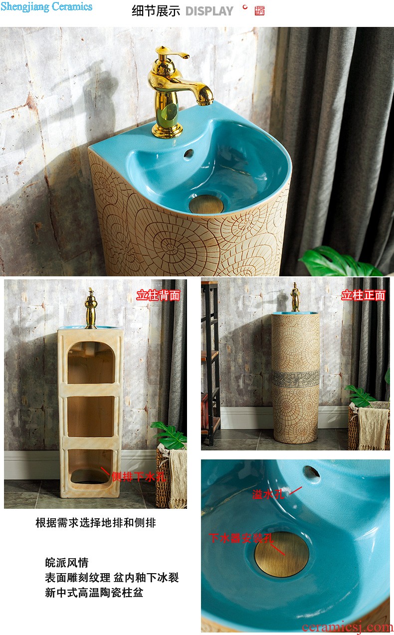 Small basin of wash one vertical integrated basin ceramic column type washs a face basin bathroom column column vertical floor type