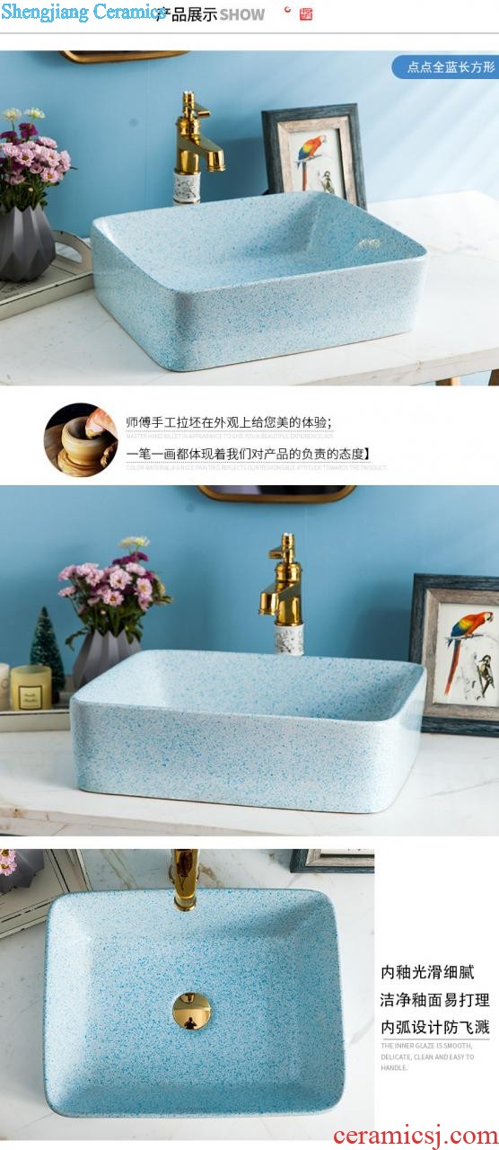 Ceramic lavatory American contracted the stage basin basin oval restoring ancient ways is China art basin sink household