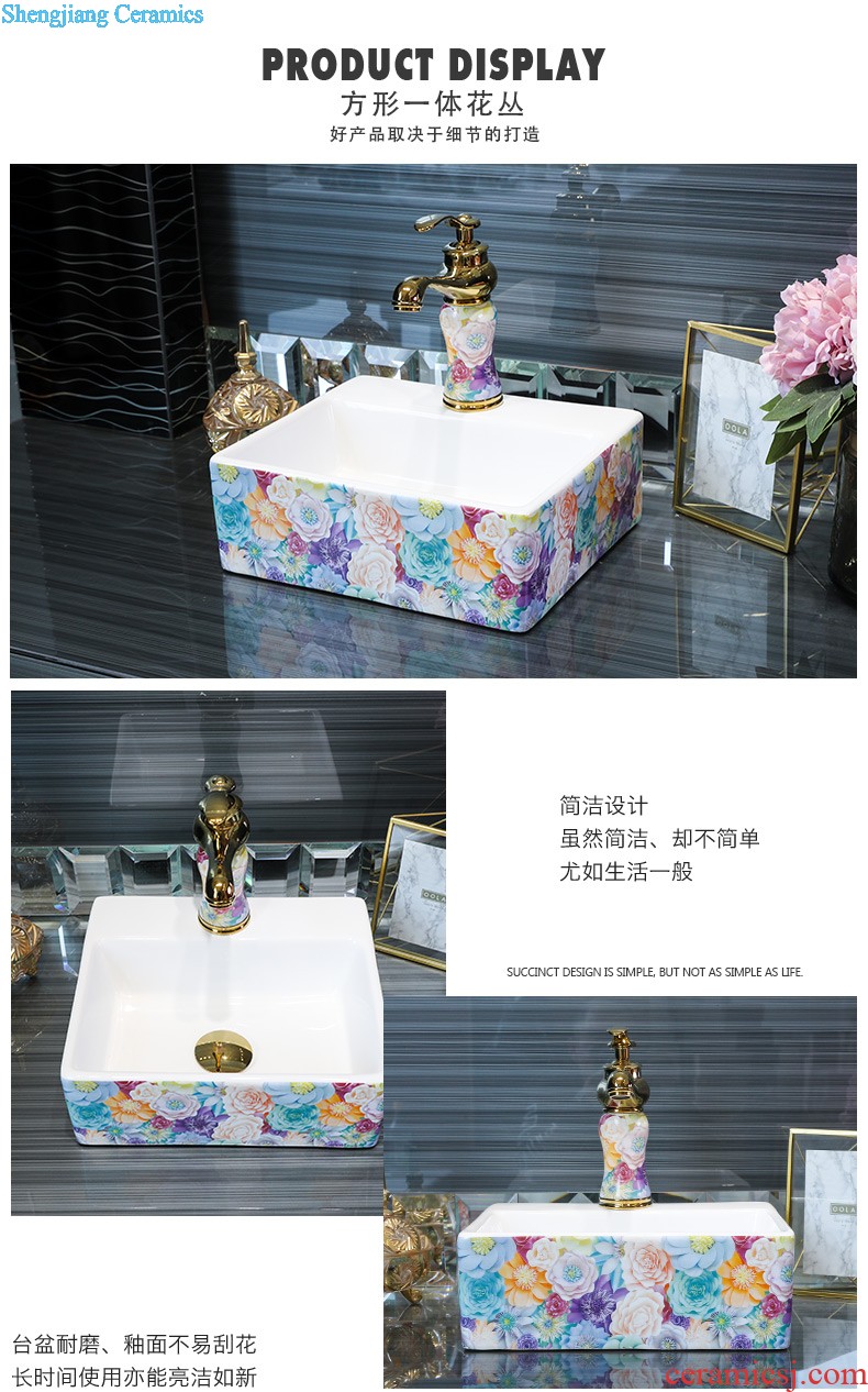 Europe type restoring ancient ways in the square on the ceramic basin household toilet lavabo oval face basin art outside