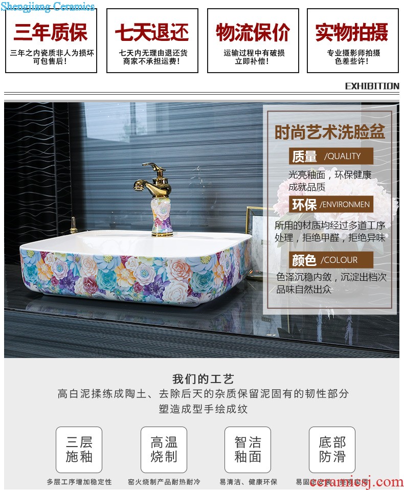 Europe type restoring ancient ways in the square on the ceramic basin household toilet lavabo oval face basin art outside