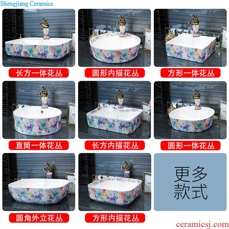 Europe type restoring ancient ways in the square on the ceramic basin household toilet lavabo oval face basin art outside