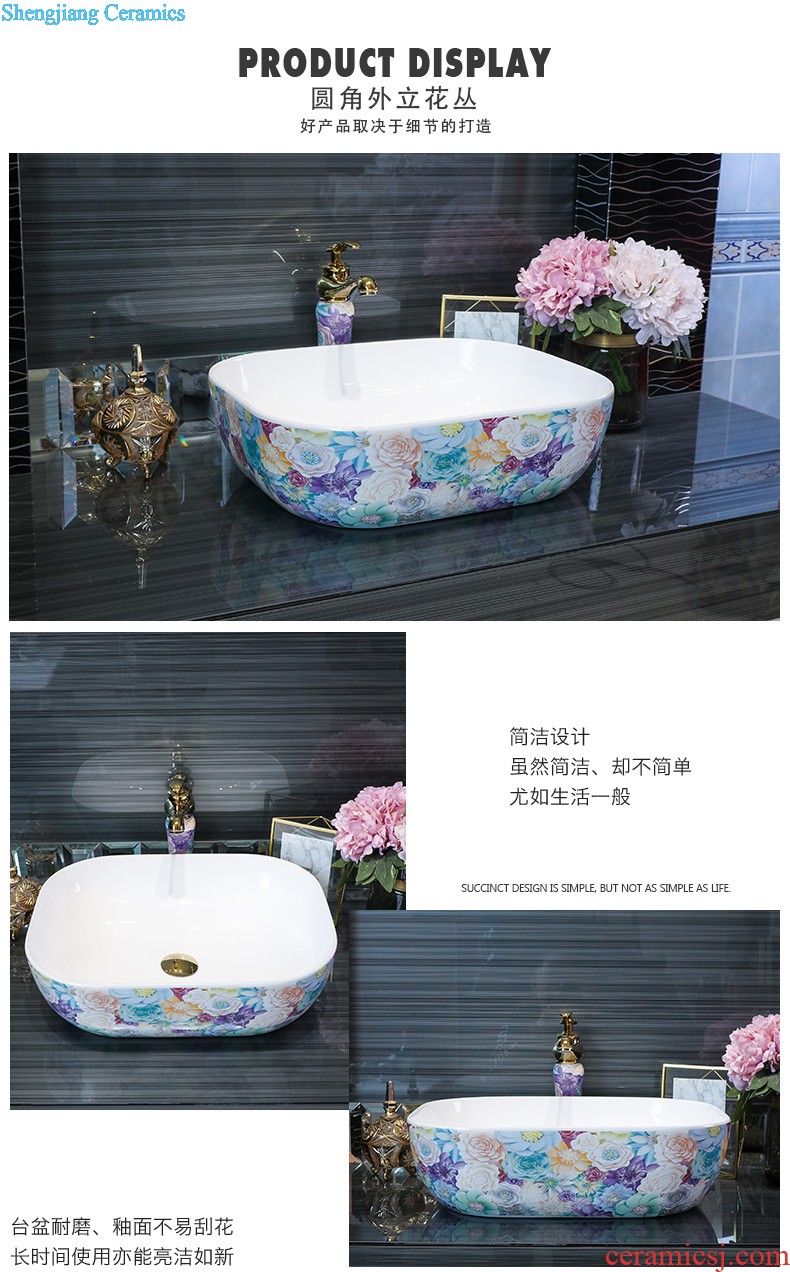 Europe type restoring ancient ways in the square on the ceramic basin household toilet lavabo oval face basin art outside