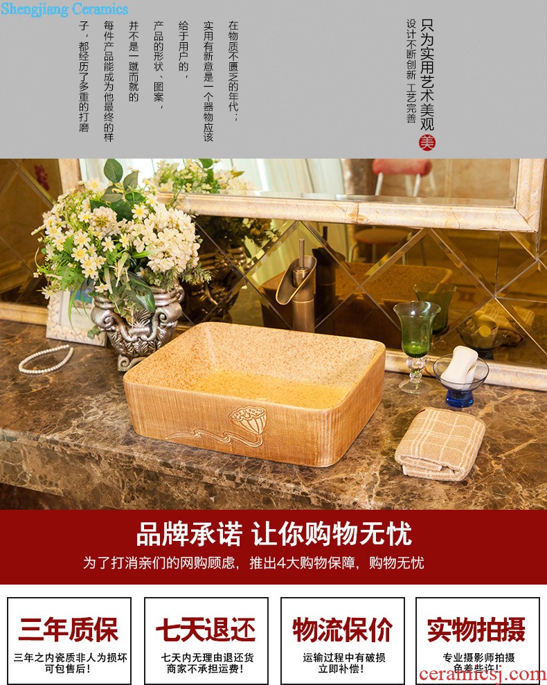 Sinks on the ceramic basin sink more rectangular ceramic art basin home European water basin