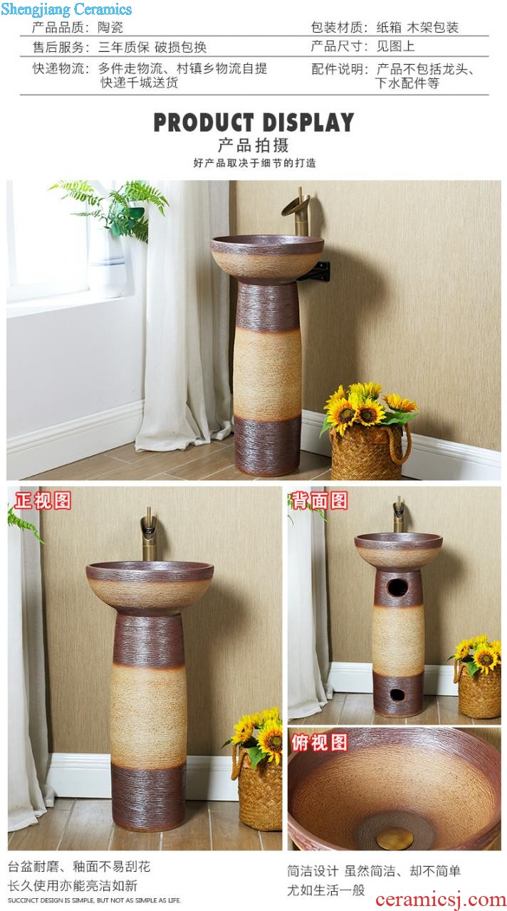 M ceramic pillar lavabo one balcony column type lavatory floor toilet basin sink