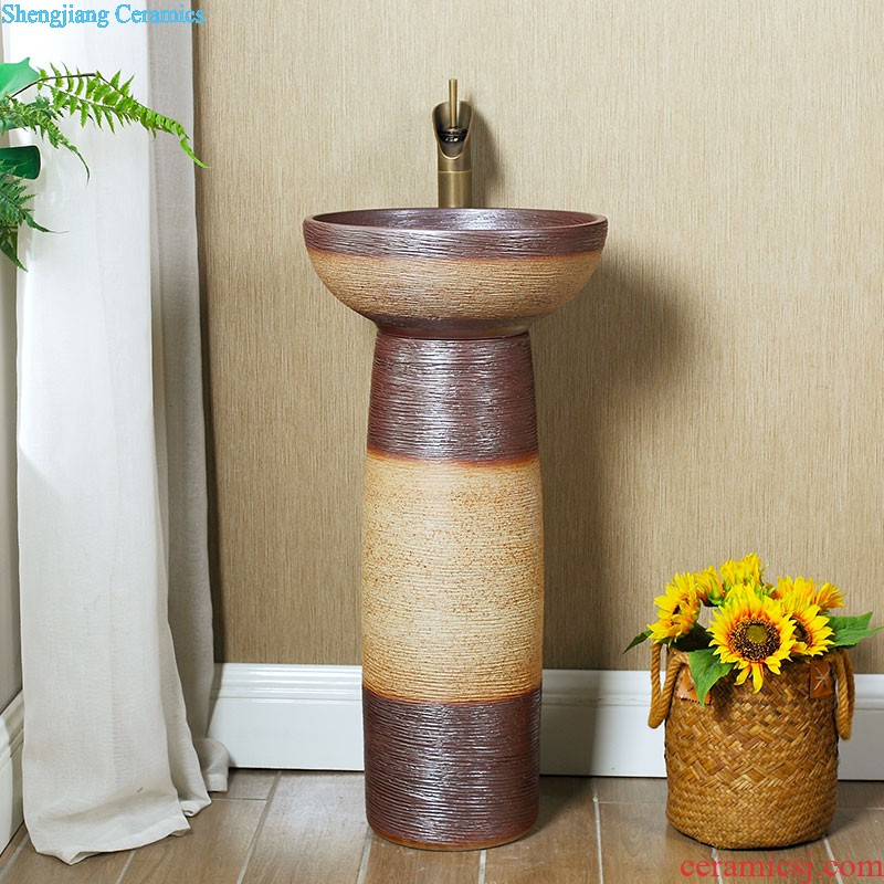 M ceramic pillar lavabo one balcony column type lavatory floor toilet basin sink