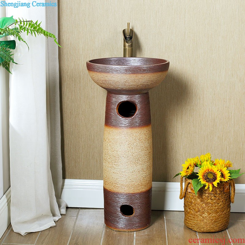 M ceramic pillar lavabo one balcony column type lavatory floor toilet basin sink