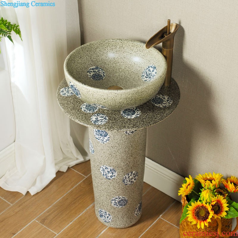 Lavabo ceramic column toilet bowl washing pool balcony sink lavatory toilet pillar landing