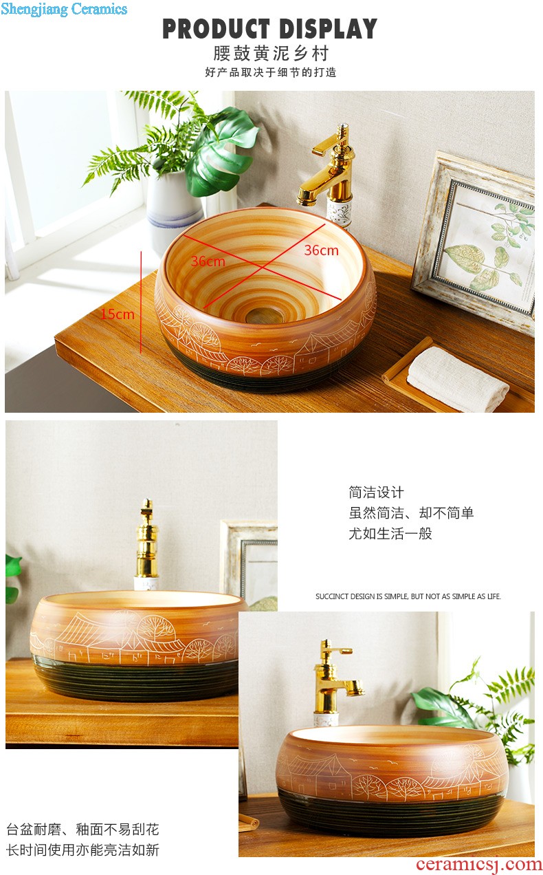 M beautiful antique art restoring ancient ways the sink on the ceramic bowl oval creative personality toilet washs a face