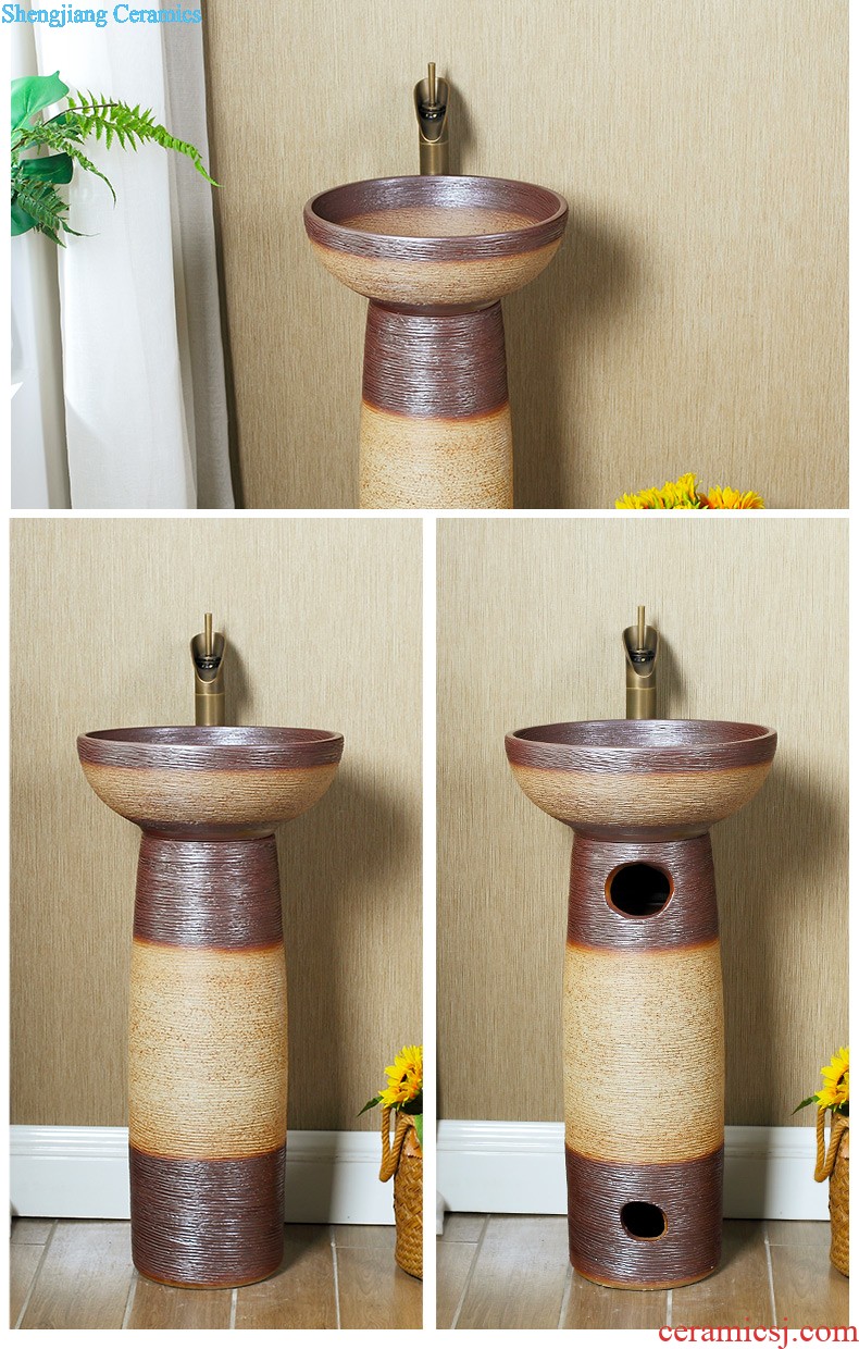 M ceramic pillar lavabo one balcony column type lavatory floor toilet basin sink