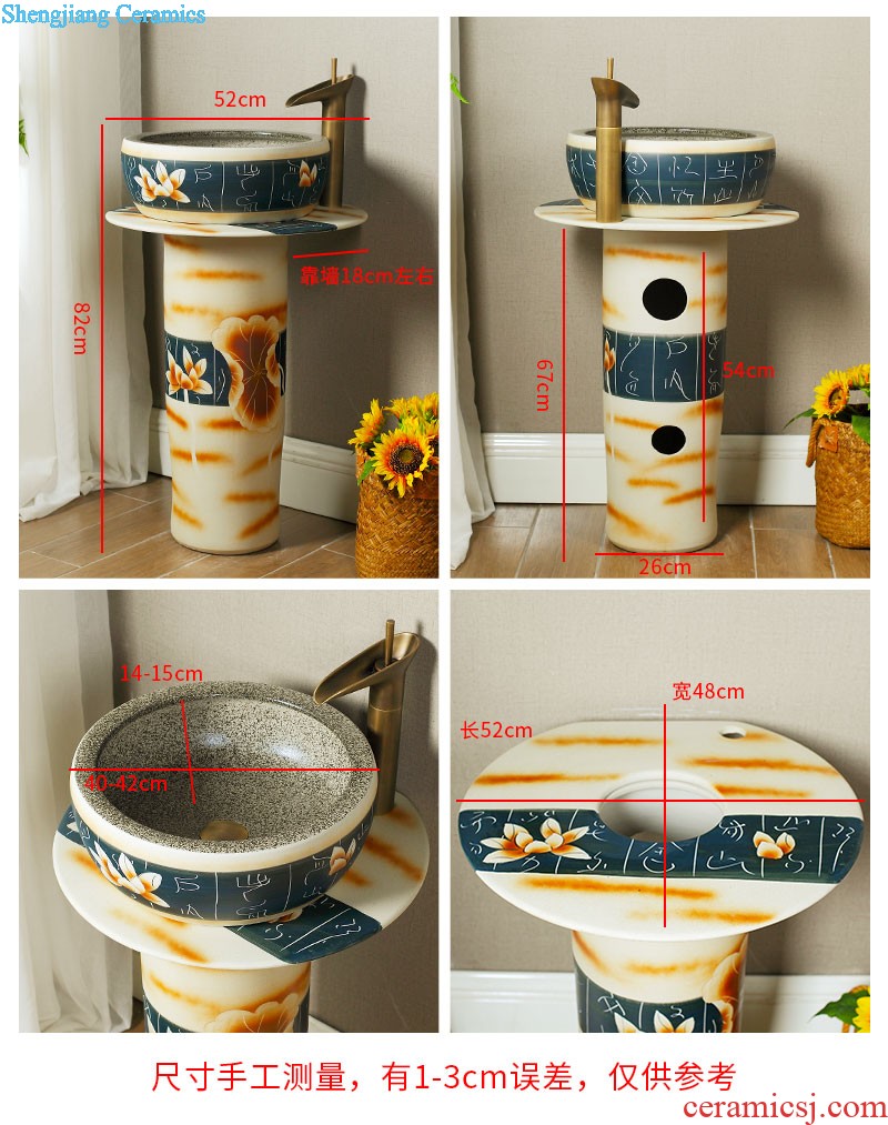 Post, qi jingdezhen ceramic urinal wall urinal kindergarten children male urinals little golden flowers and elegant