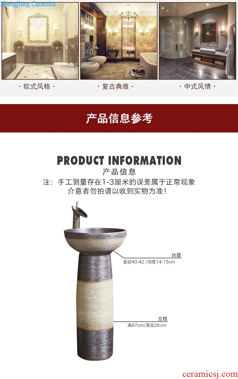 M ceramic pillar lavabo one balcony column type lavatory floor toilet basin sink