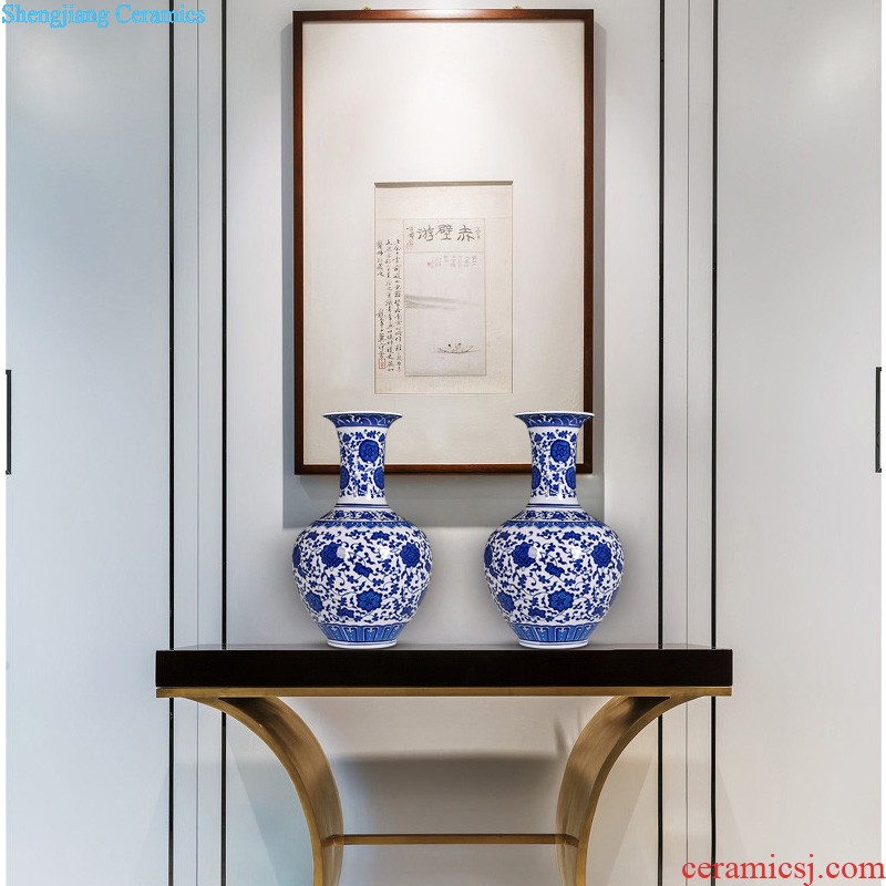 Creative jingdezhen ceramics vase furnishing articles hand-painted thin foetus ikea household act the role ofing is tasted sitting room adornment ark furnishing articles