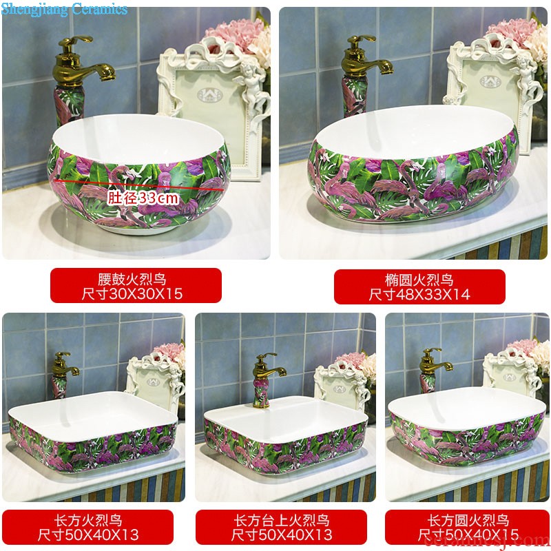 Koh larn, qi ceramic art basin mop mop pool ChiFangYuan one-piece mop pool size 35 cm xiangyun