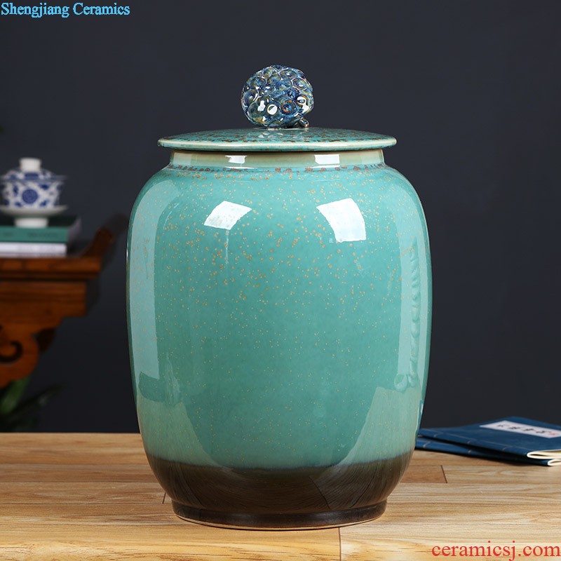 Jingdezhen ceramic vases, furnishing articles The sitting room flower arranging Blue and white porcelain vase modern household decorates sitting room furnishing articles