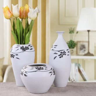 Japanese contracted and contemporary ceramics vase furnishing articles flower arrangement sitting room ground POTS household adornment blue hotel