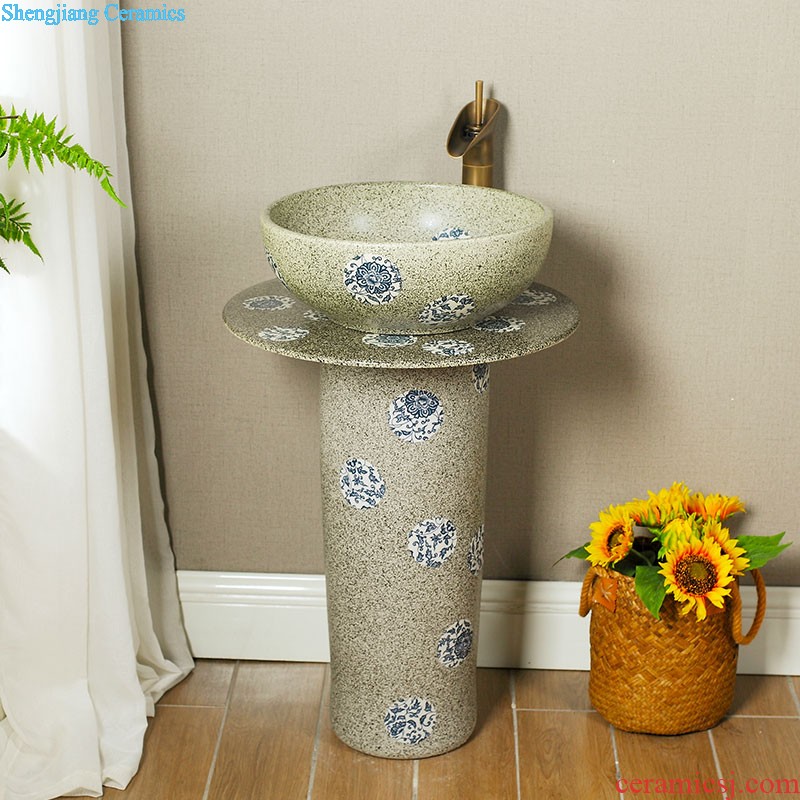 Lavabo ceramic column toilet bowl washing pool balcony sink lavatory toilet pillar landing