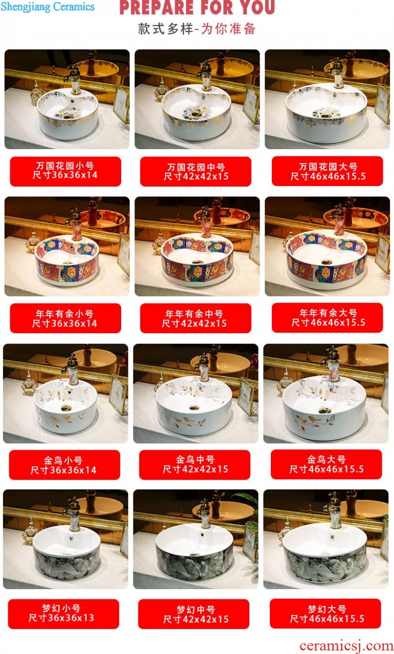 Koh larn qi ceramic art to the stage basin of Chinese style originality the sink basin bathroom sinks restoring ancient ways