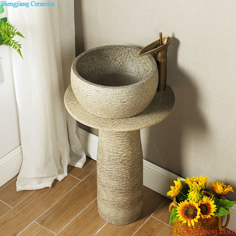 Post, vertical basin of wash one's toilet one pillar basin ceramic column type lavatory floor balcony