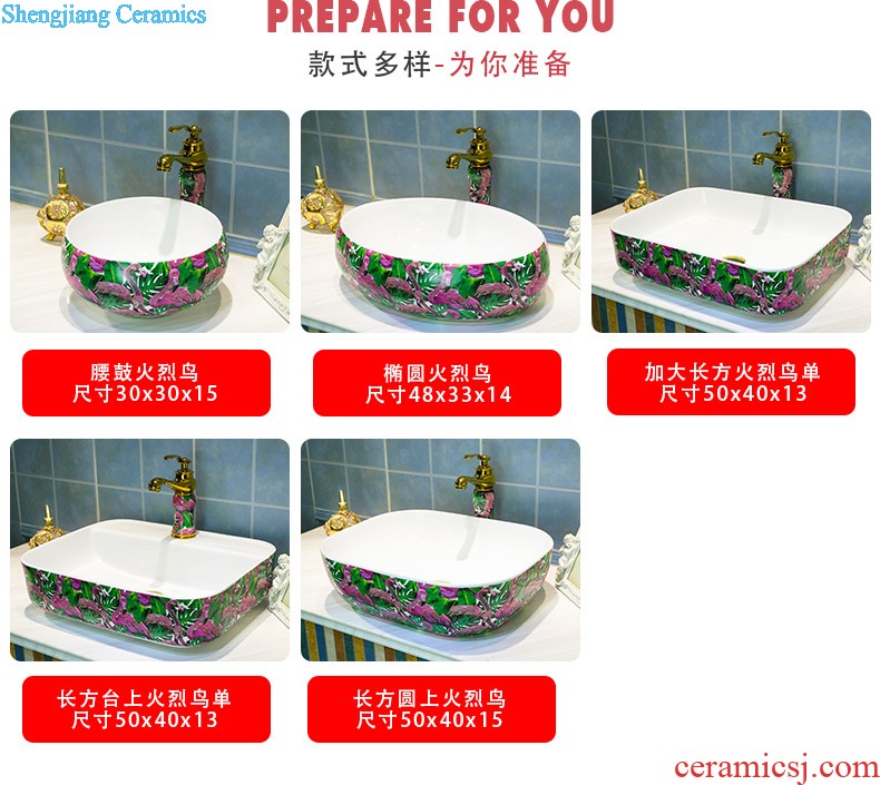 Koh larn, qi ceramic art basin mop mop pool ChiFangYuan one-piece mop pool size 35 cm xiangyun