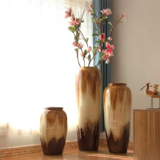 Modern European rural three-piece ceramic vase Household act the role ofing is tasted fashion flower home furnishing articles ornaments