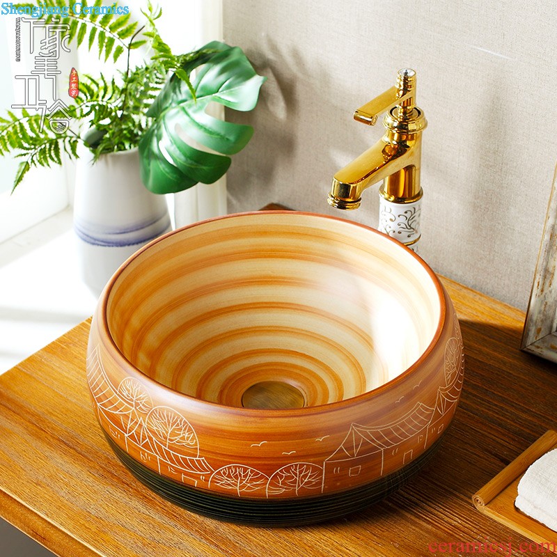 M beautiful antique art restoring ancient ways the sink on the ceramic bowl oval creative personality toilet washs a face