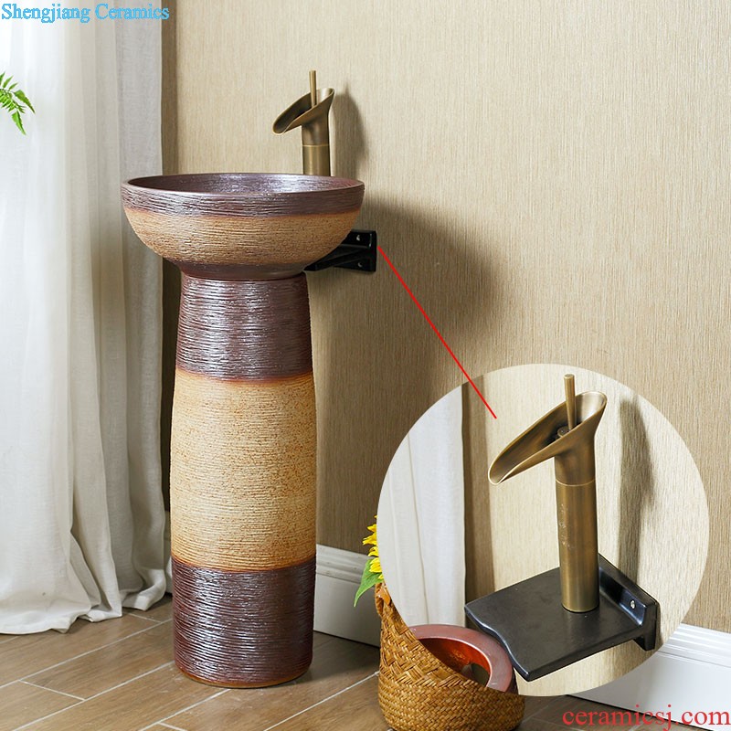 M ceramic pillar lavabo one balcony column type lavatory floor toilet basin sink