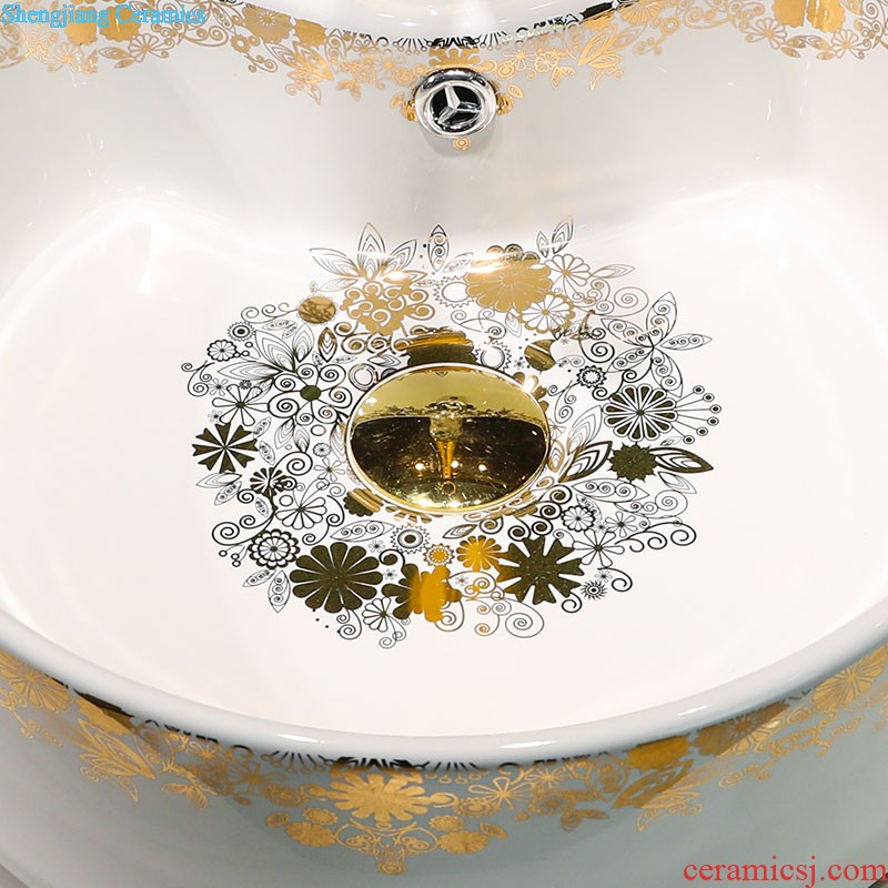 Koh larn qi ceramic art to the stage basin of Chinese style originality the sink basin bathroom sinks restoring ancient ways