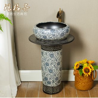 Koh larn, qi ceramic sanitary ware of toilet stage basin sink toilet lavatory basin that wash a face painted white porcelain