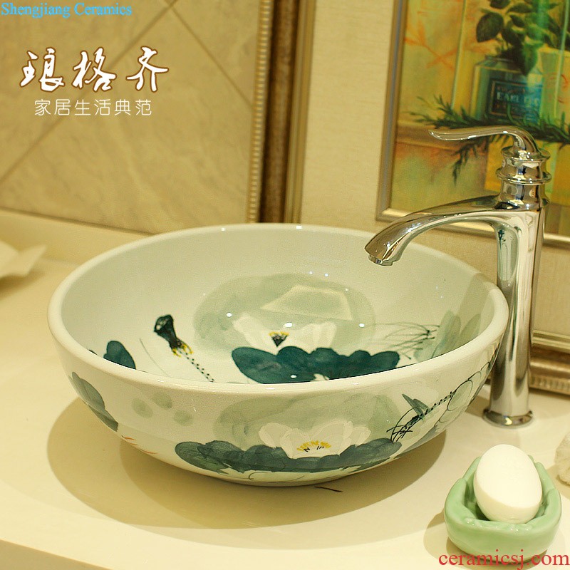 Lavabo ceramic column toilet bowl washing pool balcony sink lavatory toilet pillar landing