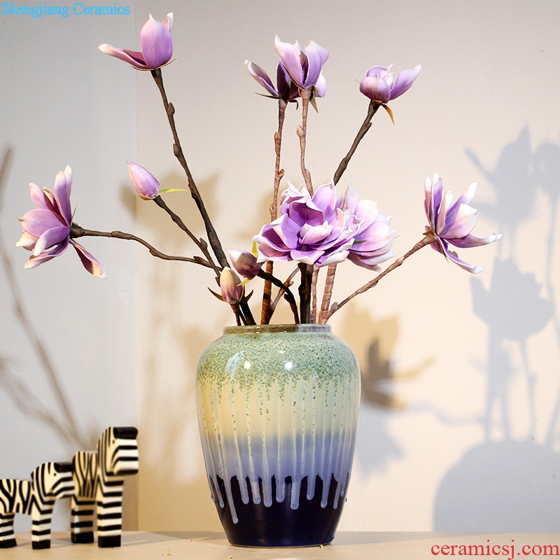 The vase study of contemporary and contracted sitting room adornment ceramic vase landing TV ark home decoration flower arranging furnishing articles