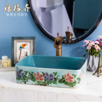 Basin of pillar type lavatory ceramic column balcony sink sink basin of outdoor garden ground column independently