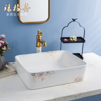 Packages mailed the stage basin to jingdezhen ceramic lavabo that defend bath lavatory basin art spring color glaze