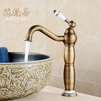 The package mailed the stage basin to jingdezhen ceramic lavabo that defend bath lavatory basin art Gold peony