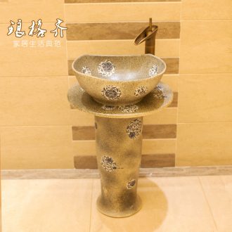 Koh larn, qi stage basin sink lavatory ceramic european-style bathroom art basin of underwater world of the basin that wash a face