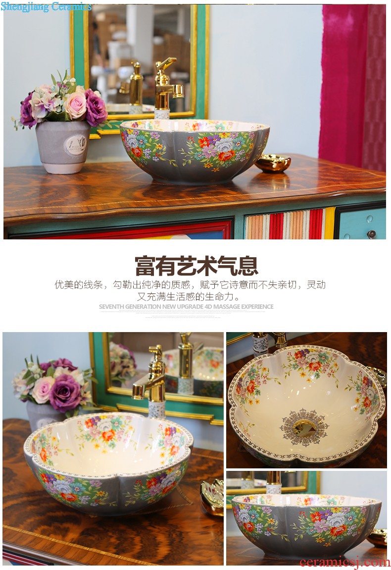 Koh larn lattice together more oval stage basin ceramic toilet lavabo that defend bath lavatory basin military art