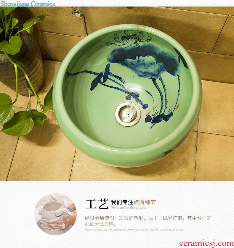 M beauty contracted ceramic toilet lavabo stage basin bathroom sinks porcelain white jade