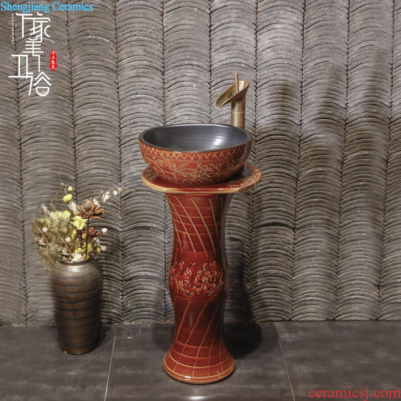 Small basin of wash one vertical integrated basin ceramic column type washs a face basin bathroom column column vertical floor type