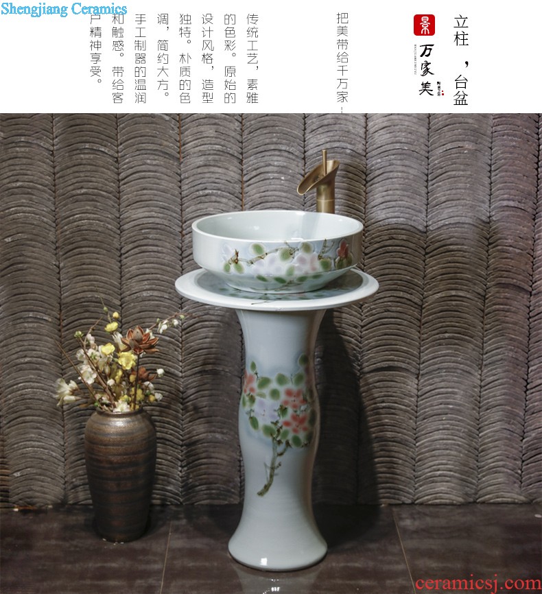 Small basin of wash one vertical integrated basin ceramic column type washs a face basin bathroom column column vertical floor type