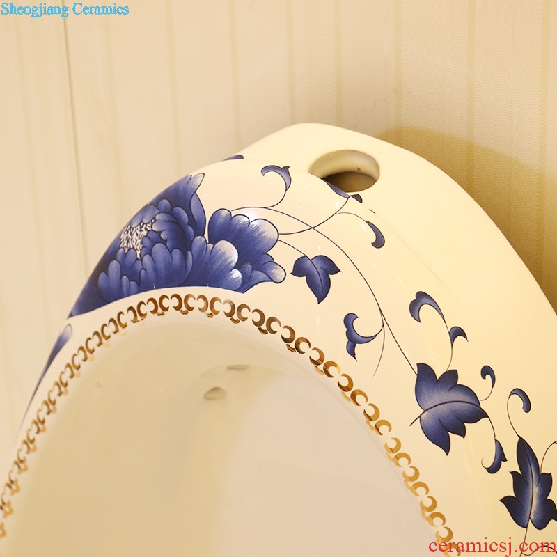 Koh larn, qi stage basin sink lavatory ceramic european-style bathroom art potted flower of the basin that wash a face