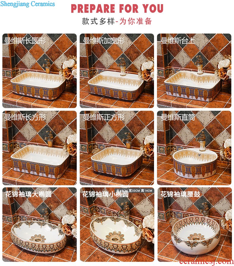 Lavabo ceramic column toilet bowl washing pool balcony sink lavatory toilet pillar landing