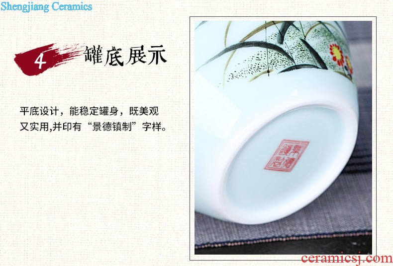 Wine accessories furnishing articles of jingdezhen ceramic crafts creative furnishing articles of contemporary sitting room household act the role ofing is tasted