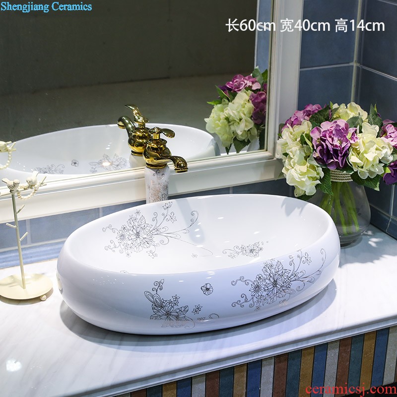 Koh larn, qi ceramic art basin mop mop pool ChiFangYuan one-piece mop pool size 35 cm style