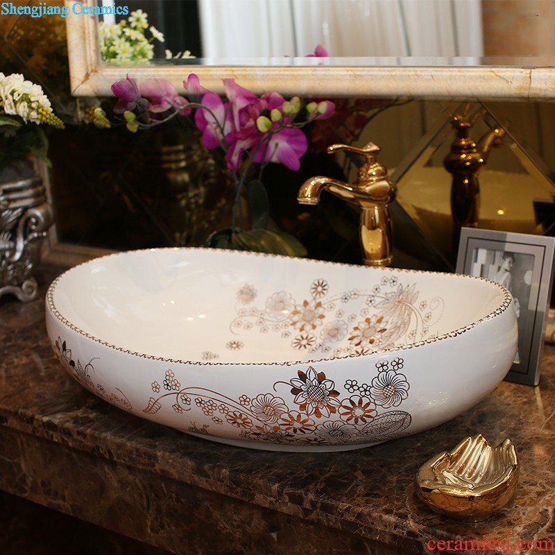 Koh larn, qi ceramic art basin mop mop pool ChiFangYuan one-piece mop pool size 35 cm style