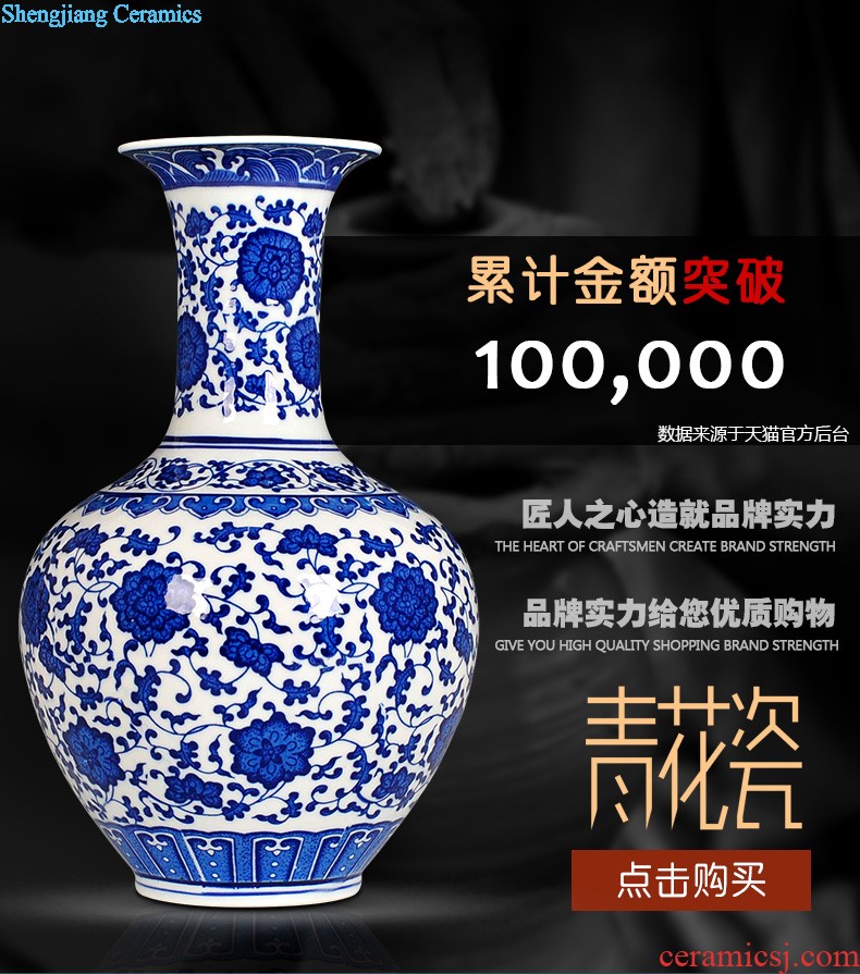 Creative jingdezhen ceramics vase furnishing articles hand-painted thin foetus ikea household act the role ofing is tasted sitting room adornment ark furnishing articles