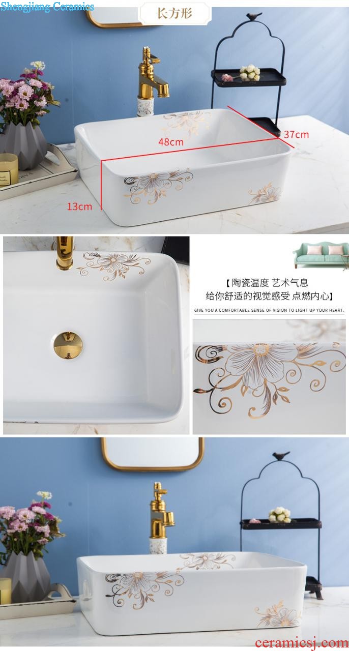 The oval art basin stage basin on the ceramic toilet lavabo lavatory ceramic face basin basin